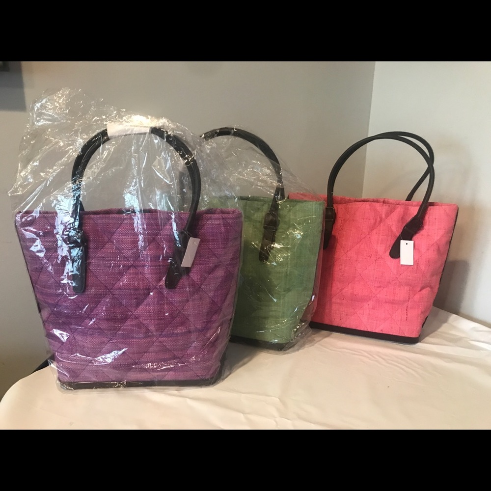 Three summer bags in three color